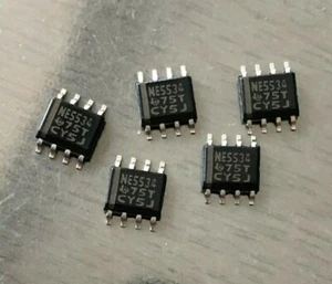 NE5534D Texas Instruments  SMD 8 PIN   OP AMP  10 MHz   5 PIECES  UK STOCK HU860 - Picture 1 of 1