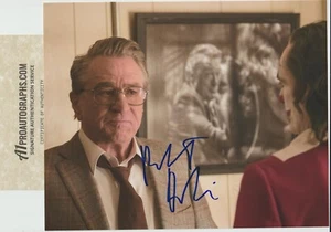 FOTOGRAFIA 8X10 AUTOGRAFO FIRMATO A MANO - ROBERT DE NIRO JOKER - Foto 1 di 2