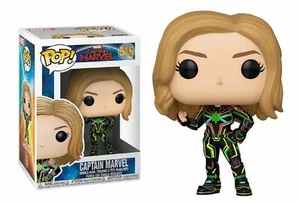 Marvel Captain Marvel IN Neon Suit 9.5cm Pop Vinyl Figur Funko 516 - Bild 1 von 3