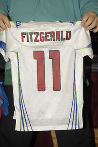 Larry Fitzgerald Arizona Cardinals Super bowl jersey ltd ed youth small mint NFL