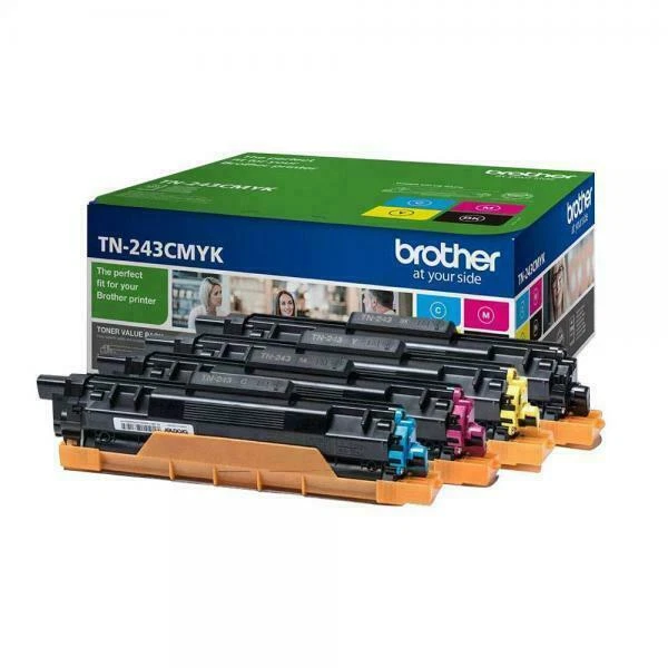Brother TN-243CMYK Cartucce Toner Laser Multipack Nero/Giallo/Magenta/Ciano