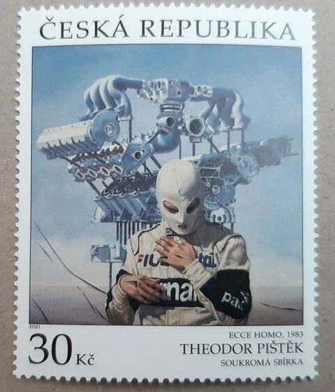 Czech Republic 2021 ** Works of Art on Postage Stamps: Theodor Pištěk - Image 1 of 1