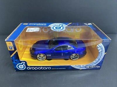 Hot Wheels Dropstars Mercedes Benz SL55 electric blue 1:24 scale diecast - Image 1 of 2