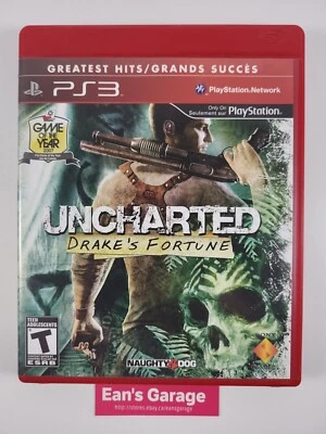 Uncharted: Drake's Fortune Sony PS3 video game with manual and warranty, tested - Image 1 of 3