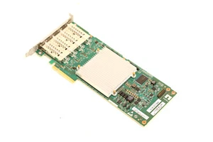 NetApp Quad-Port 12GbE QSFP PCIe x8 SAS Host Bus Adapter P/N:111-02026+B0 Tested - Picture 1 of 5