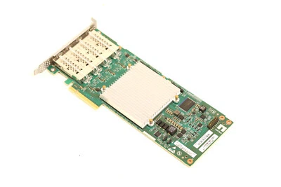 NetApp Quad-Port 12GbE QSFP PCIe x8 SAS Host Bus Adapter P/N:111-02026+B0 Tested - Image 1 of 4