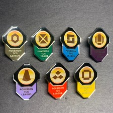 Lot of 7 Pokemon 2005-2006 Pokemon League Battle Frontier Pin / Badge (3-3)