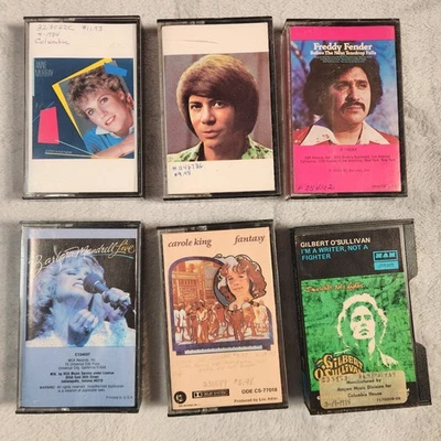 Cassette Tapes: Carole King, Barbara Mandrell, Freddy Fender, Gilbert O'Sullivan - Image 1 of 4