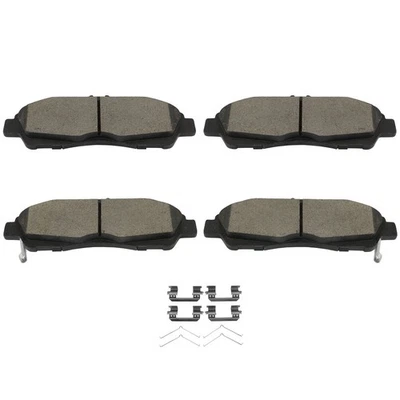 Par de 2 pastillas de freno delanteras de cerámica con bajo polvo para Cadillac XT5 2017-2020 todos los modelos Foto 1 de 4