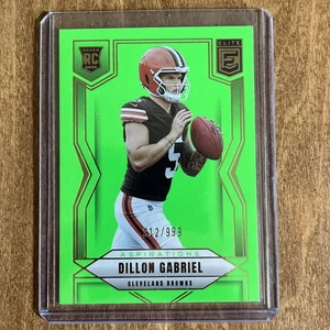 Dillon Gabriel Lime Green Rookie #/999 2025 Panini Elite Cleveland Browns - Bild 1 von 3
