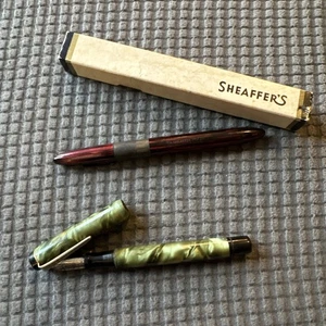 Shaffer’s Lifetime Fountain Pen-14k Nib-Plus Another Pen - Untested - Picture 1 of 10