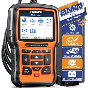 Herramienta de escaneo FOXWELL NT510 Elite apta para escáner BMW herramienta de diagnóstico completa OBD2 - Imagen 1 de 2