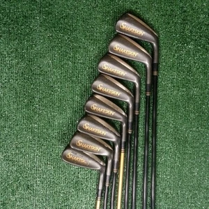 Competitive Edge SNAKESKIN Golf Irons 2-9 (8 irons) Graphite RH Stiff 1993 - Picture 1 of 14