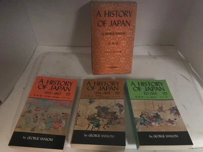 A HISTORY OF JAPAN : 3 VOLUMES By George Sansom - Image 1 of 4