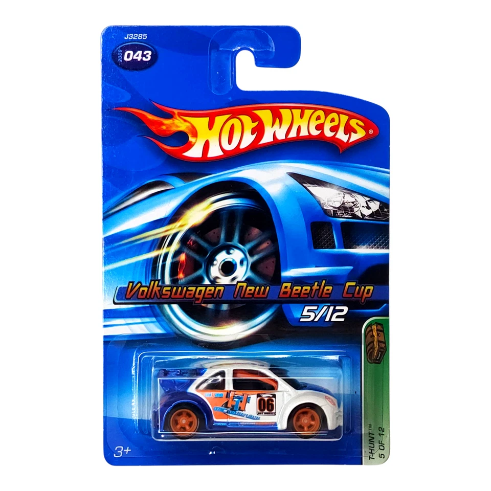 Hot Wheels 2006 Treasure Hunt VOLKSWAGEN Beetle Cup Real Riders Mattel