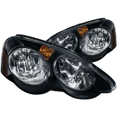 ANZO CRYSTAL HEADLIGHTS BLACK for 02-04 Acura RSX - 121209 - Image 1 of 4