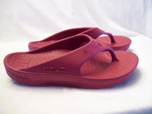 Telic Engery Flip Flop Dark Cherry Slip-On Ladies Size M - Picture 1 of 4