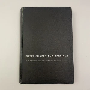 BHP Steel Shapes and Sections Broken Hill Proprietary - 1961 Book + Errata Sheet - Picture 1 of 15