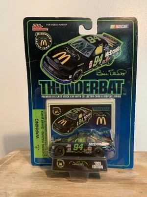 NIB Bill Elliott #94 Nascar ThunderBat Car -McDonald 1:64 Scale Black Diecast - Image 1 of 4