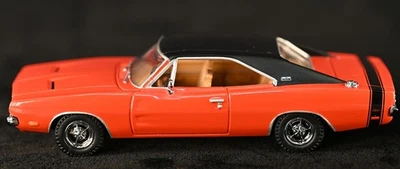1969 Dodge Charger R/T Red  1:43 Diecast Matchbox Muscle Car YMC 10-M - Image 1 of 4