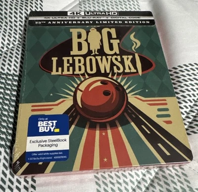 Big Lebowski 4K STEELBOOK (UHD Ultra HD + Blu-ray) Best Buy Exclusive RARE OOP - Image 1 of 3