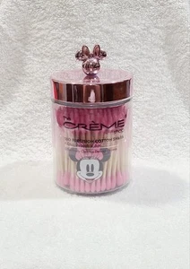 Disney Minnie Mouse Präzision Wattestäbchen Creme Shop Mehrweg Glas NEU Versiegelt - Bild 1 von 8