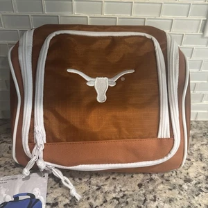 University of Texas College verstärkte persönliche Reise Kulturbeutel Reißverschluss - Bild 1 von 8