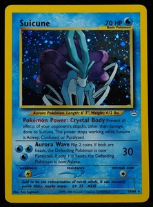 Suicune #14 NM-M Pokemon Card - Picture 1 of 3
