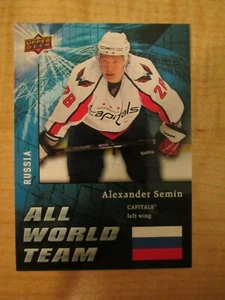 2009-10 Upper Deck All World Team Alexander Semin #AW4 Washington Capitals - Picture 1 of 2