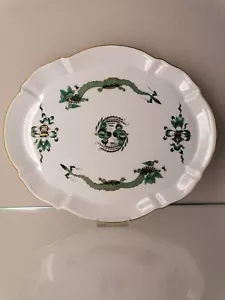 Meissen Vassoio Piatto Ricco Drago di Corte Verde Drago Oro 1° Scelta L: 27,5cm - Foto 1 di 17