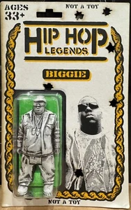 RYCA Hip Hop Legends Notorious B.I.G. Action Figure RARE WHITE VERSION #’d 4/20 - Picture 1 of 5