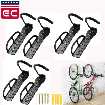 Soporte de gancho de montaje en pared para bicicleta soporte de soporte de almacenamiento para bicicleta de ciclismo Foto 1 de 4