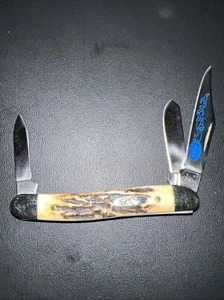 Case XX - 53087 Pattern Blue Scroll 3 Blade - Picture 1 of 6