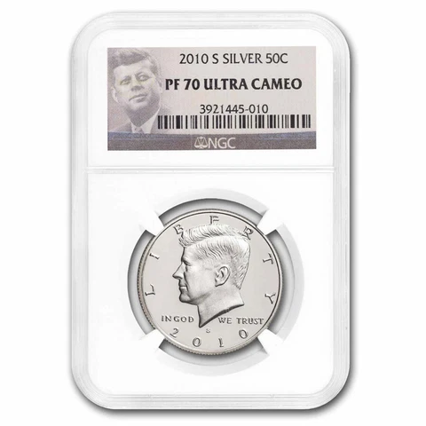 2010-S Silver Kennedy Half Dollar PF-70 NGC - SKU#254430 Cover