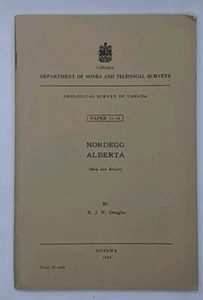 Nordegg Alberta by R. J. W. Douglas (1956, Canada Department of Mines and Tec... - Picture 1 of 3
