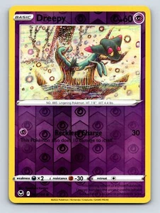 Basic Dreepy HP 60 Reckless Charge Attack Psychic Purple Themed Card - Picture 1 of 10