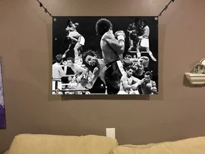 32x22 SUGAR RAY LEONARD vinyl POSTER boxing Mike Tyson GGG Canelo Alvarez print - Picture 1 of 3