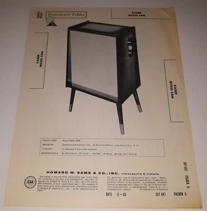 Kaiser Model KRM Photofact Ordner - Bild 1 von 2