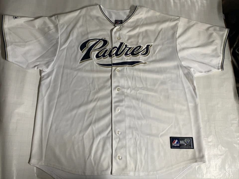 Men's Majestic SAN DIEGO PADRES Baseball 3XL Jersey MLB NO NAME NO NUMBER Cover