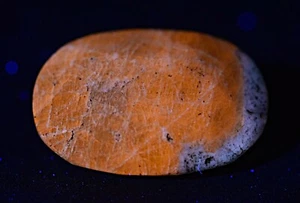 7 Carat Faceted Fluorescent Sodalite Cut Gemstone W/Gonnardite From Afghanistan - Picture 1 of 5