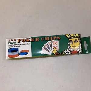 100 Piece Poker Chip pack Brand New - Picture 1 of 1