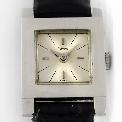 Reloj Tudor Cuerda Damas Acero Vintage Ref. Esfera plateada original de 1861 Foto 1 de 4