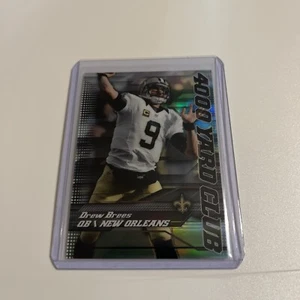 2014 Topps Chrome 4000 Yard Club Refractor #2 DREW BREES New Orleans Saints - Picture 1 of 2