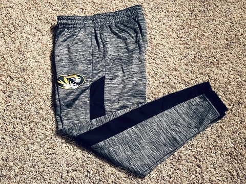 Nike Dri-Fit Missouri Tigers Training Pants Men’s Size Large Color Heather Gray Cover