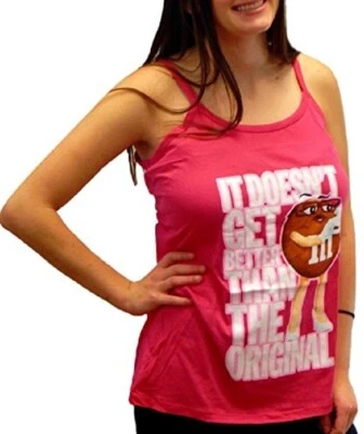 Camiseta sin mangas M&M's Ms. Brown M&M It Doesn't Getter Than The Original (rosa intenso) Foto 1 de 3