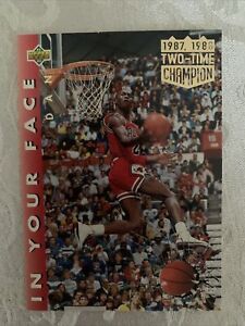 1992 Upper Deck Michael Jordan PSA 10 #453 In Your Face Dunk Champ HOF Mint