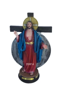 Santos Llages De Jesus-Holy Llages Of Jesus 8 inch Resin Statue |25397-8| New - Picture 1 of 4