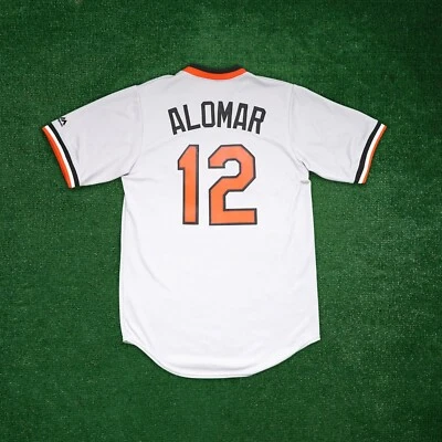 Camiseta deportiva Roberto Alomar 1982 Baltimore Orioles Cooperstown gris carretera Cool Base Foto 1 de 4
