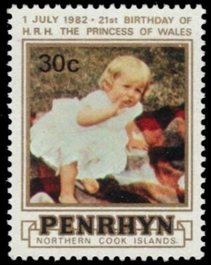 PENRHYN ISLAND 190 (SG250) - Princess Diana 21st Birthday (pa91936) - Picture 1 of 1