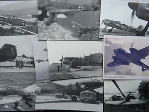 WW2 10 x German LUFTWAFFE AIRFORCE MILITARY Collection No.10 REPRO Postcard - Picture 1 of 7